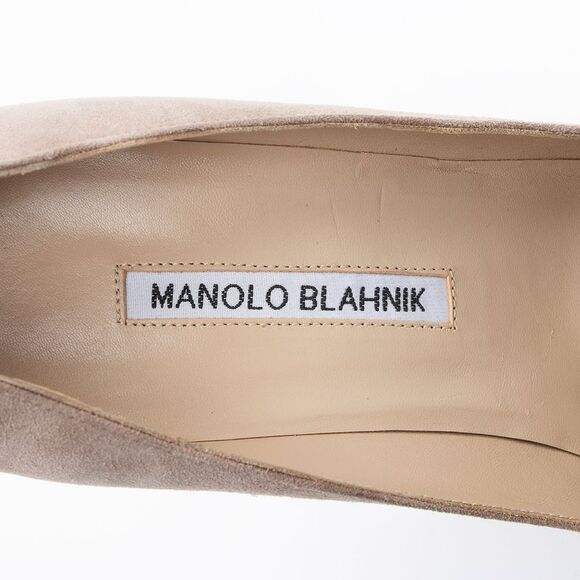Manolo Blanik Suede BB Pumps - Size 10 / 40 - Picture 6 of 7